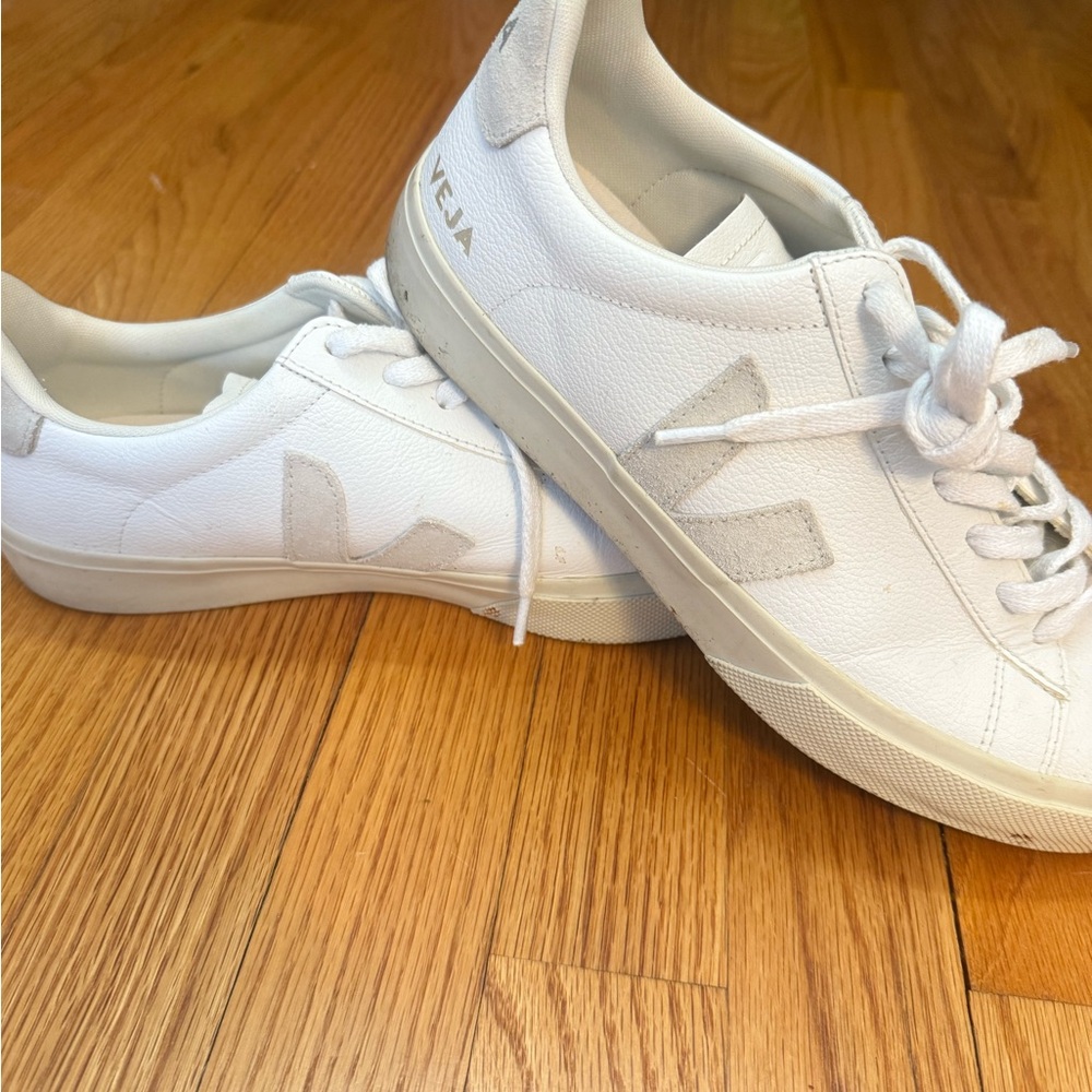 Veja White and Cream Sneakers Size 40